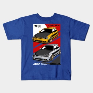 Honda EK9 Art Kids T-Shirt